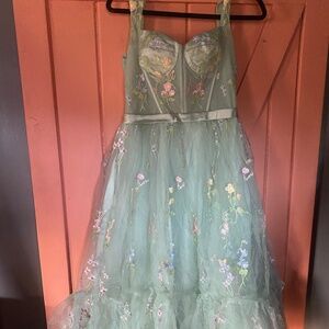 Loyeloy embroidered corset fairy dress